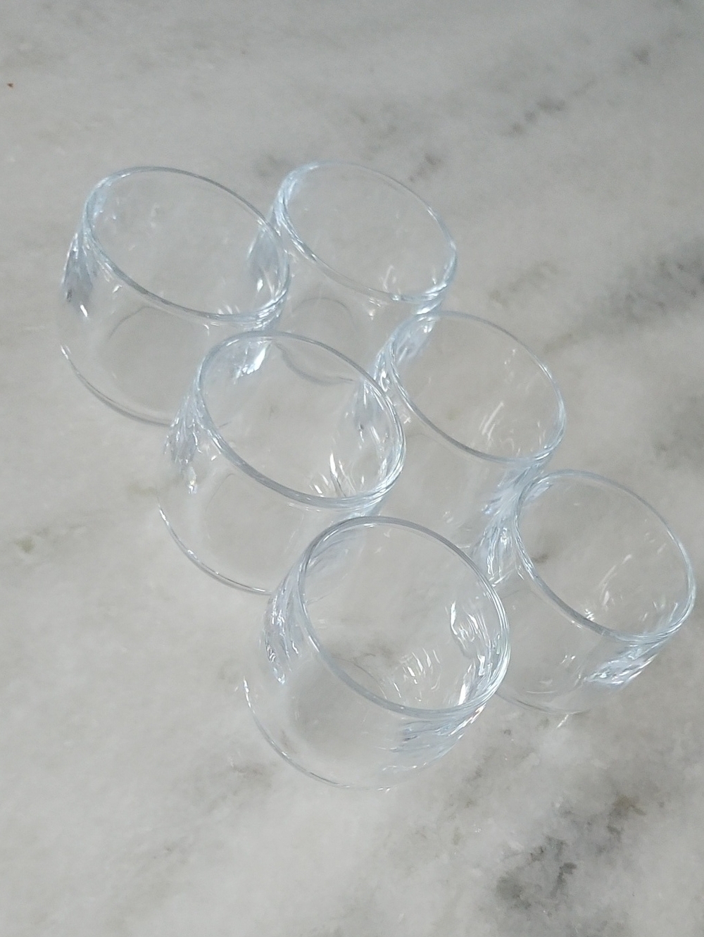 Clear Thick Glass Tea Cup 6